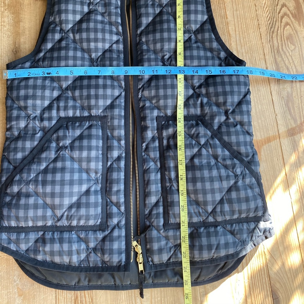 J. Crew Plaid Excursion Puffer Vest - image 4